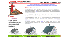 Desktop Screenshot of novesta-strechy.cz